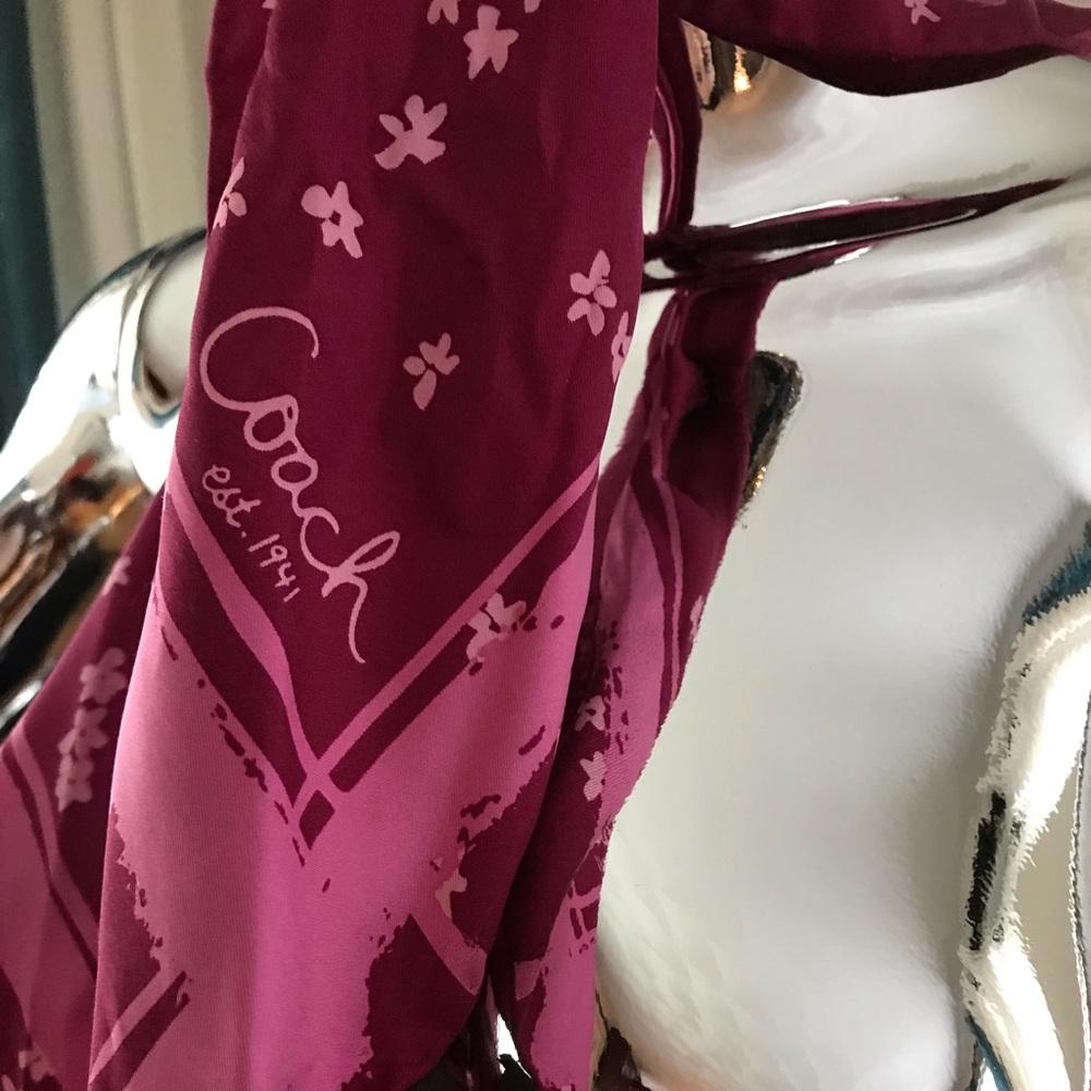 Coach Silk Scarf